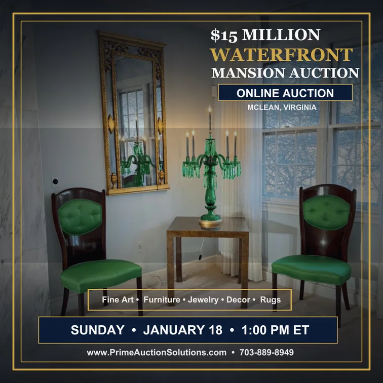 $15 Million McLean Mansion on the Potomac | Online Estate Auction — auction photograph 2